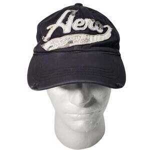 Aero New York City Athletic Division Fitted Hat Black L/XL Embroidered 6 Panel